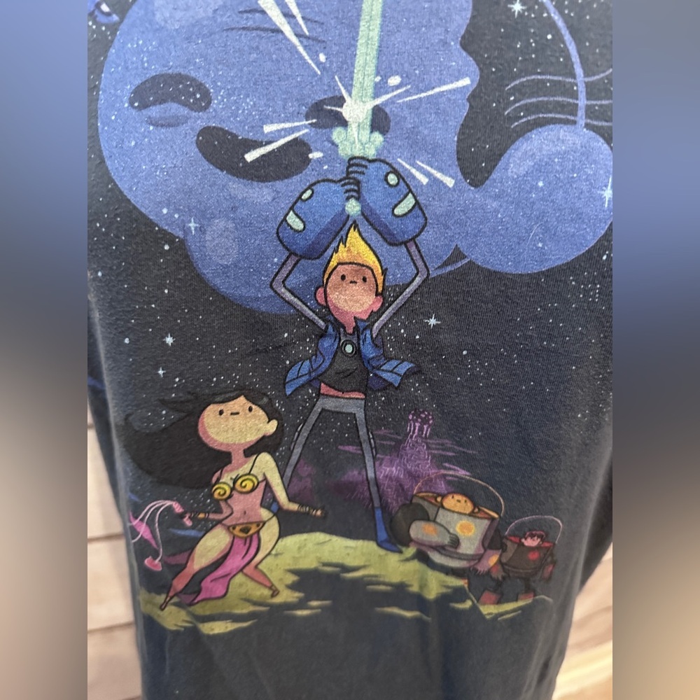 Retro We Love Fine Cartoon Hangover Bravest Warriors T-Shirt! Size Sm
Casual Tee - Picture 2 of 4